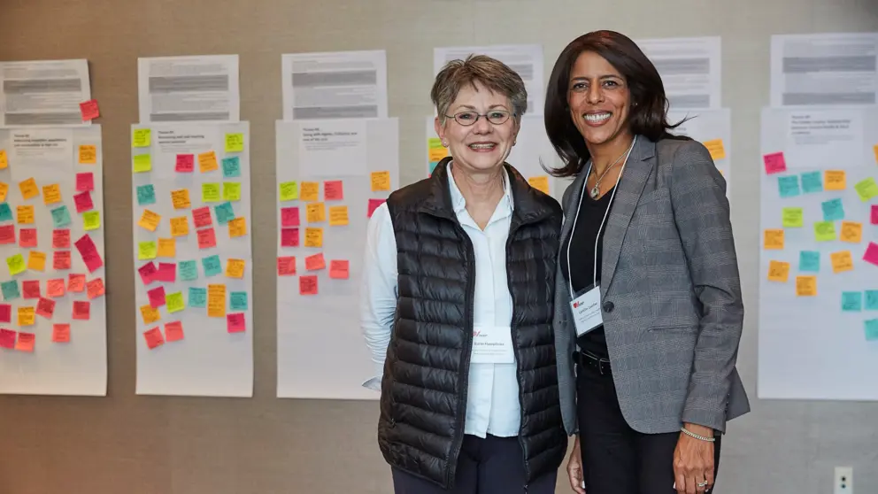 Dr. Karin Humphries and Caroline Lavallée