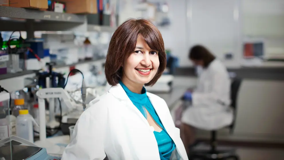 Dr. Seema Mital in her lab