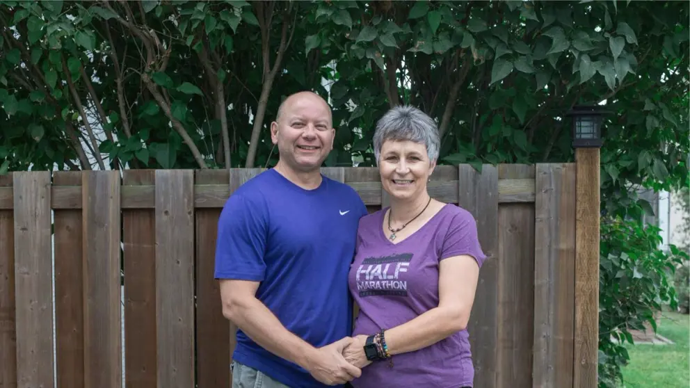 Patti Mersereau Leblanc with her husband Dennis