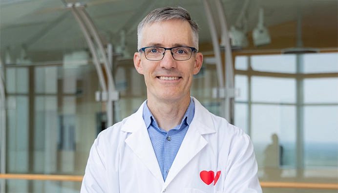 Heart & Stroke researcher Dr. Andrew Mackie