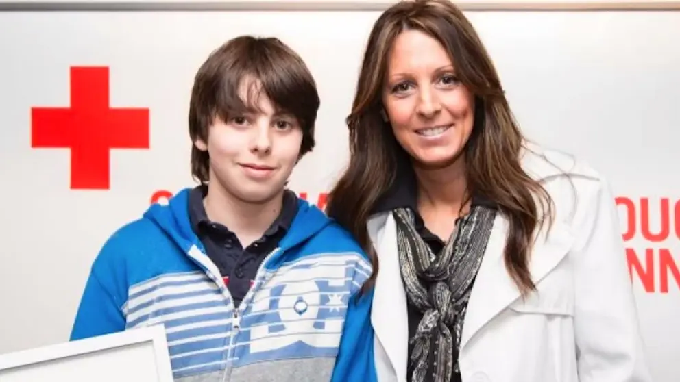 Ronda and her son Jesse